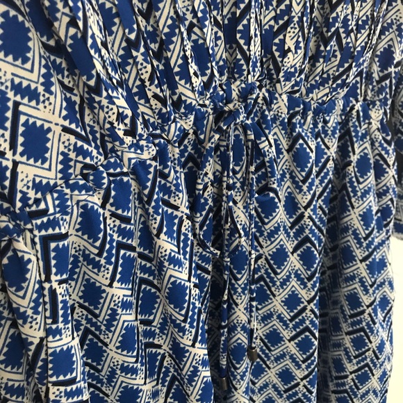 ** Maeve ** Anthropologie pleated tie waist dress - Picture 6 of 7